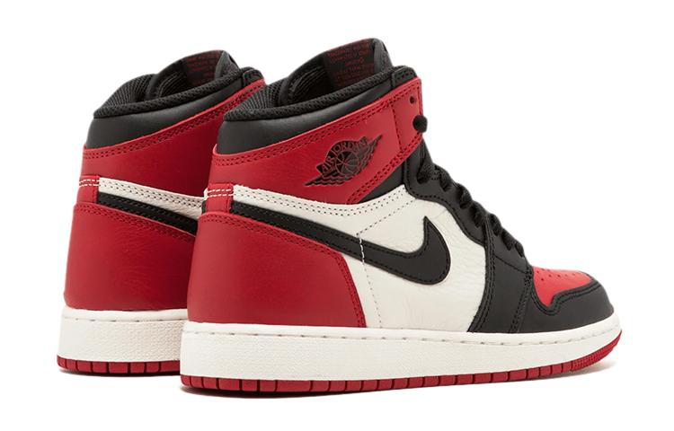 Kids' Sneakers Nike Jordan 1 Retro High Bred Toe (GS) Gym Red/Black-Summit White