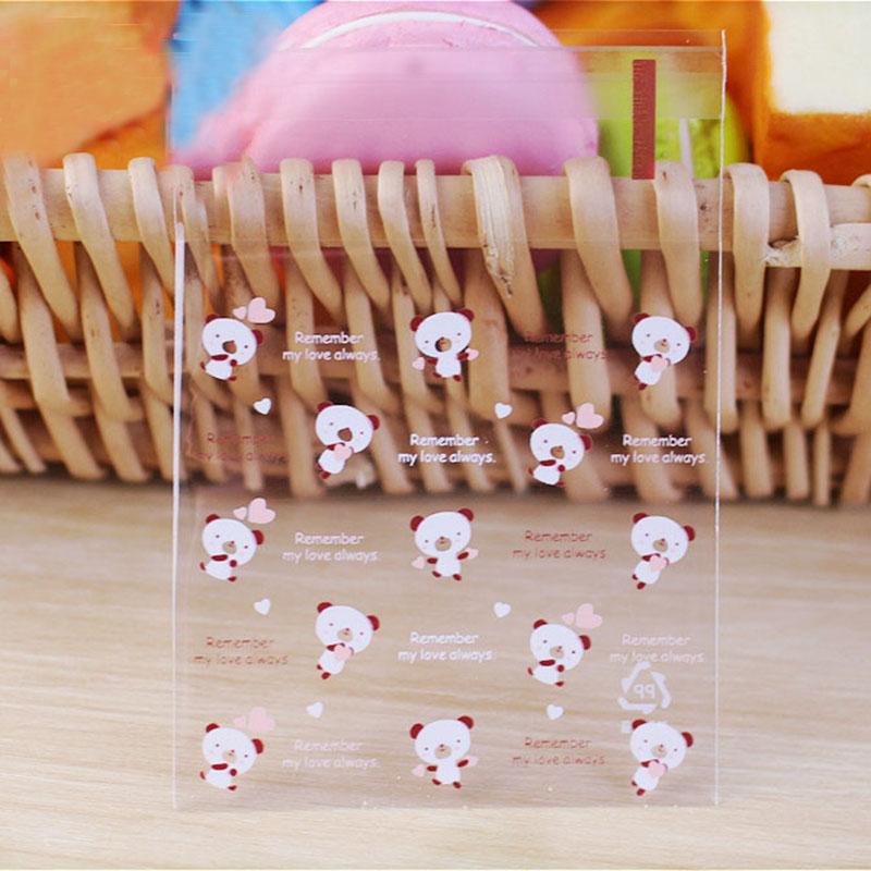 50 шт. милые мультяшные монстры печенье конфеты самоклеящиеся пластиковые пакеты для печенья закуски выпечка упаковка принадлежности рождественский декор