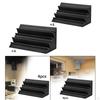 4 Pieces Acoustic Foam Corner Wall Panels Bass Blocks Soundproof for Music Room