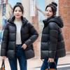 Hooded Jacket for Women Short Large Size Fashionable and Thick Jacket
