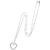 TIFFANY & CO. Pre Owned 2010s 18K White Gold Sentimental Heart Necklace Y7U9SDN4RR2MQHEI