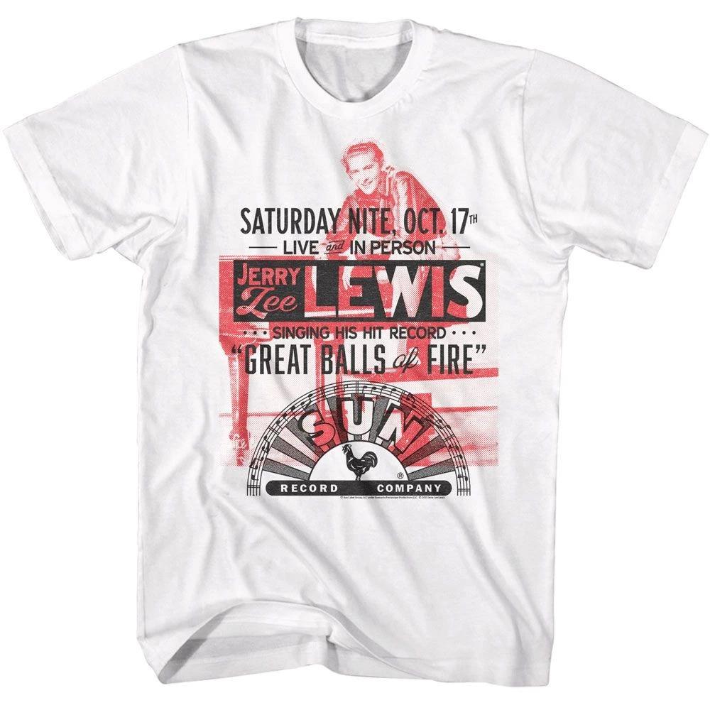 Jerry Lee Lewis Oct 17 Great Balls Of Fire Music Children's T-shirt