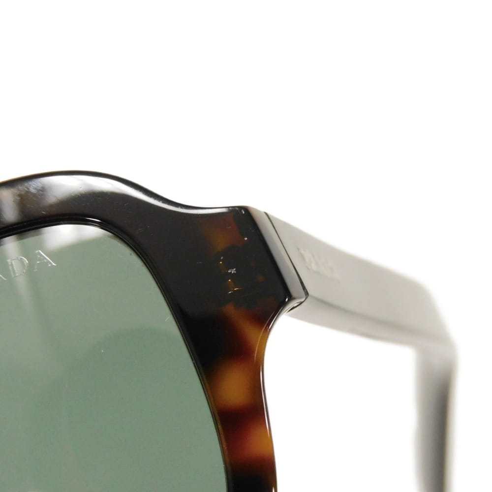 Used 11569 Square Shape Eyewear SPR11X-F 7968 Wellington Plastic Clear Black Demi Pattern Logo Acetate Havana Unisex