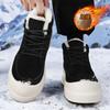 Shoes for Men Cotton-padded Shoes Casual Sneaker Skateboard Male Sneakers Wear-resistant Outdoor Boots Height Increasing Fashion