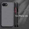 Роскошный полупрозрачный чехол для iPhone 16e Чехол Силиконовый противоударный Полная задняя крышка для iPhone 16e Чехол для iPhone 16e 16 e 6,1 дюйма