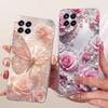 Transparent For Samsung M33 5G Case Cover Cute Cat Fashion Butterfly Funny Painted Casing For Samsung Galaxy M33 5G M336B M336K