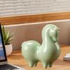Фигурка Керамическая Статуэтка Лошади Современная Коллекционная Украшение Года Дракона Скульптура для Спальни