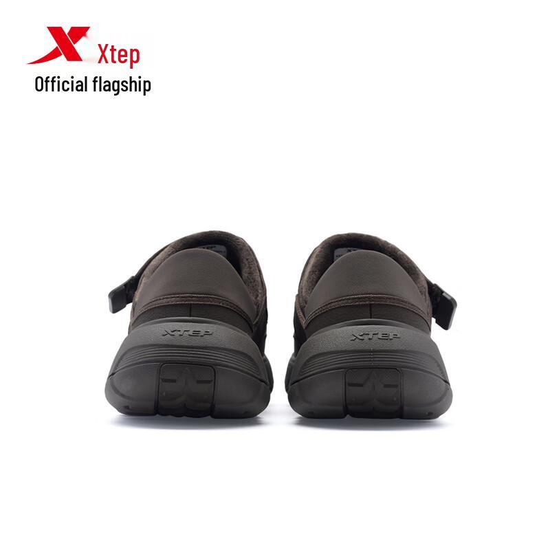 Xtep Женские зимние слипоны из теплого вельвета