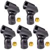 Durable Handheld 5/8" Male Microphone Holder Mic Clip Wireless Microphone Screw Adapter