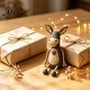 Durable Resin Donkey Statue Shelf Sitter Figurine, Dangling Leg Farm Animal Statue, Rustic Playful Window Sill Decor Country Table Edge Ornament,
