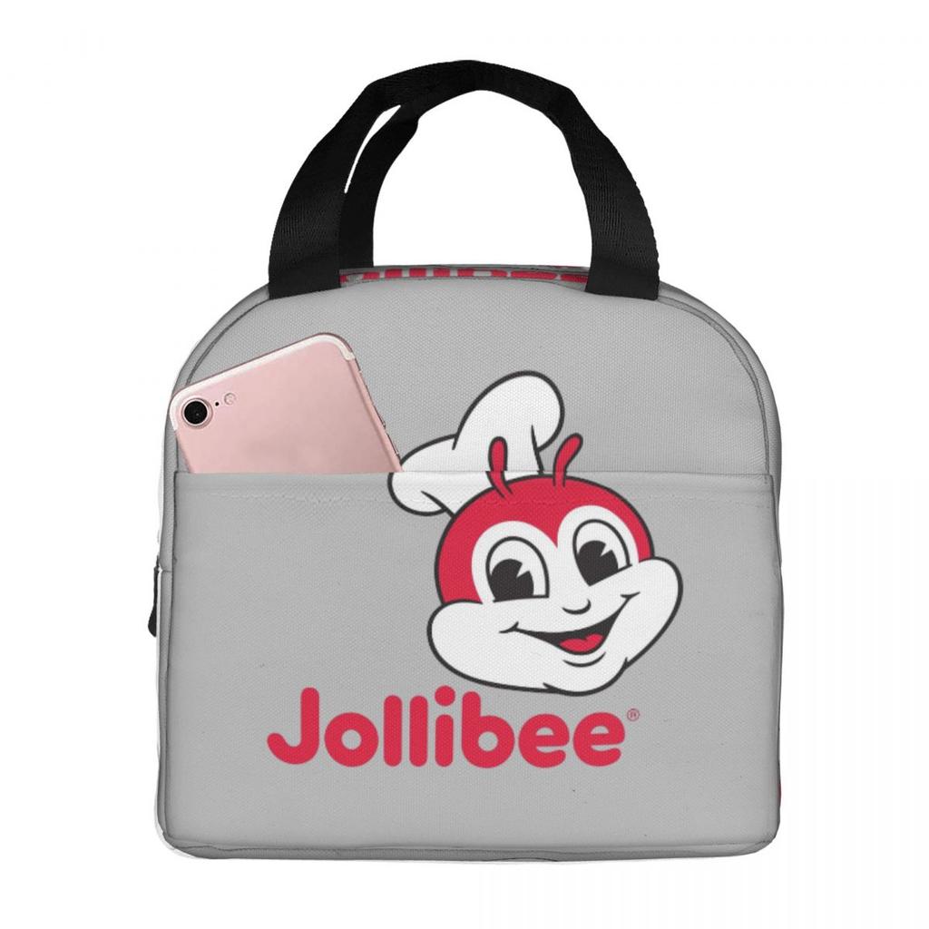 Jolli BAE JOLLIBEE Insulated Lunch Bag for Kids School Cooler Thermal Food Box Tote Leakproof Lunch Boxes Container