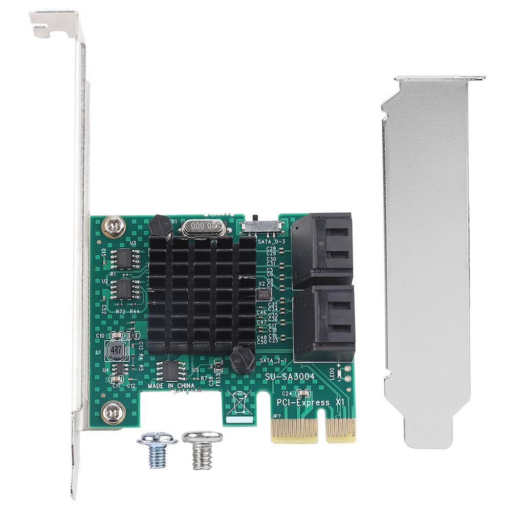 SATA 3.0 Expansion Card 4 Port PCIE To SATA 3.0 Expansion Controller Card Adapter 6G