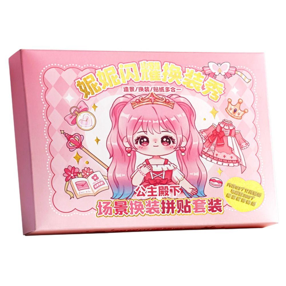 Бумажные наклейки для переодевания своими руками, набор для сборки граффити для переодевания, развивающие игрушки