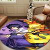 Ninja Team Adventures Round Rug for Livingroom,Bedroom, Palyroom, Chair Rug, Area rug, Circle Carpet, Large Size Fan Christmas gift