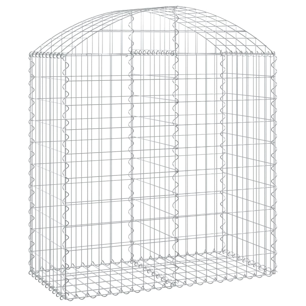 Gabion with High Arch 100x50x100 120 cm Galvanized Iron