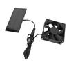 Solar Panel Exhaust Fan Kit 0.8W Polycrystalline Silicon Quiet Solar Cooling Ventilation DC Fan for 