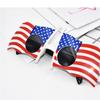 Солнцезащитные очки с американским национальным флагом для мужчин и женщин, модные вечерние украшения для выпускного вечера, солнцезащитные очки на День независимости США