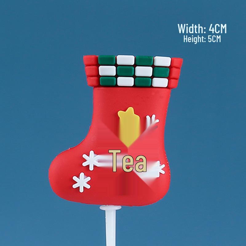 Рождественский декор: Вставки для карточек, Топперы для торта, Гирлянда из чашек, Украшения для венков, Клубничная башня, Мультяшные украшения в виде звезд и деревьев.