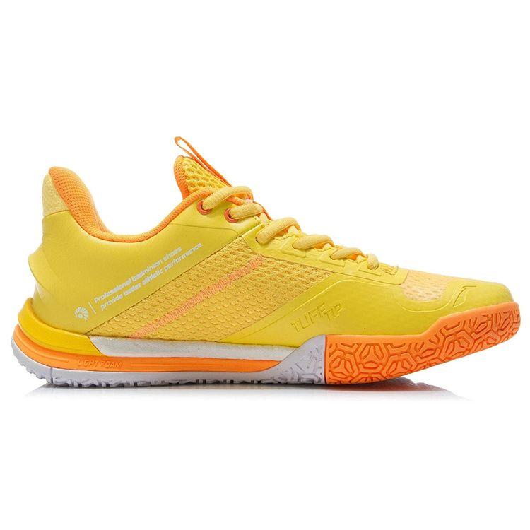 Кроссовки Li Ning Ground Flight SE из искусственной кожи с сетчатым плетением, амортизирующие, нескользящие, износостойкие, с низким верхом для бадминтона, женские кроссовки AYZR008-2