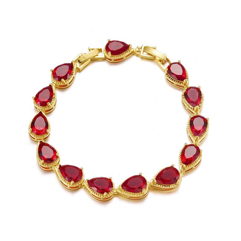 Самый продаваемый европейский и американский браслет с микро-инкрустацией из циркония ААА в форме капли воды, женская мода, свадебные украшения для невесты