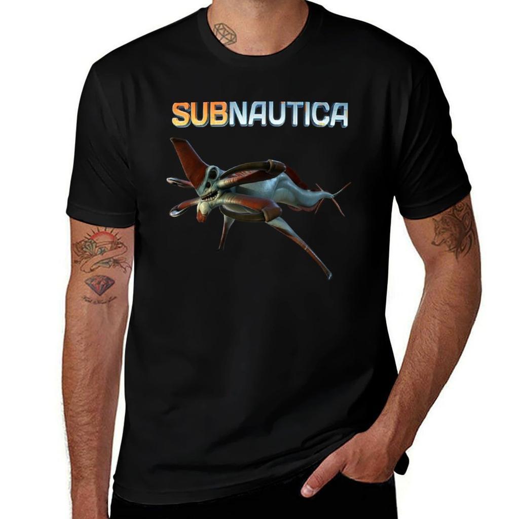 Футболка Subnautica Жнец Левиафан Классическая Графическая Футболка с Коротким Рукавом