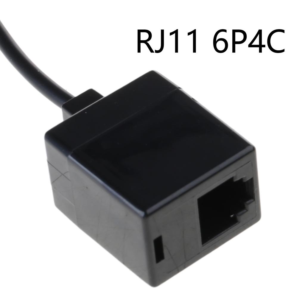 Network RJ45 To RJ11 Converter Cable Internet To Telephone Jack Adapter RJ45 To RJ11 Converter Adapter Cable 35cm