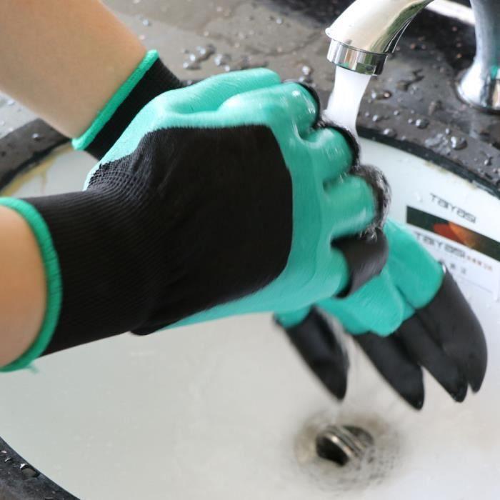 1 Paire Jardin Gants Imperméable Jardin Travail Cut Gants Griffes Conception Gants de Jardinage Pour Creuser La Plantation Ratisser