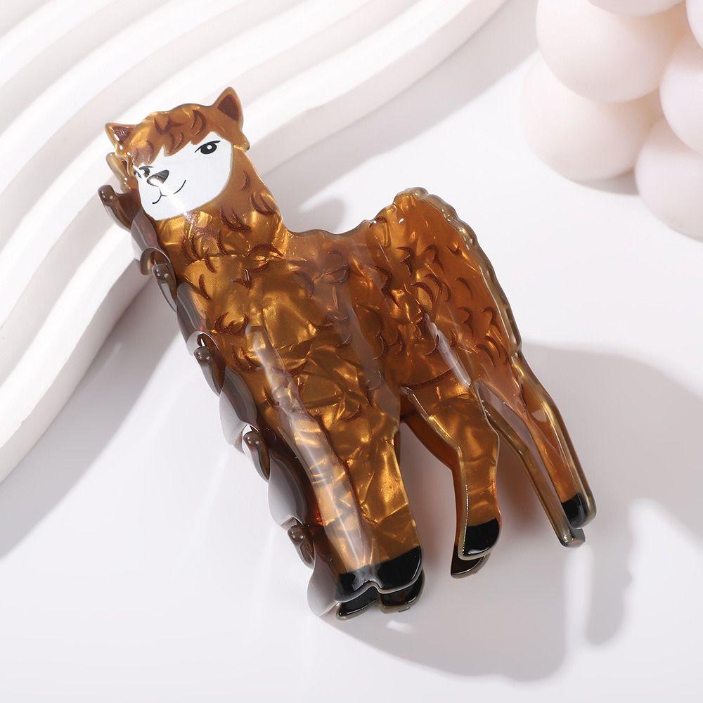 Cartoon Acrylic Claw Clip Leaf Large Shark Clip Fashion Animal Hair Claw  Ladies