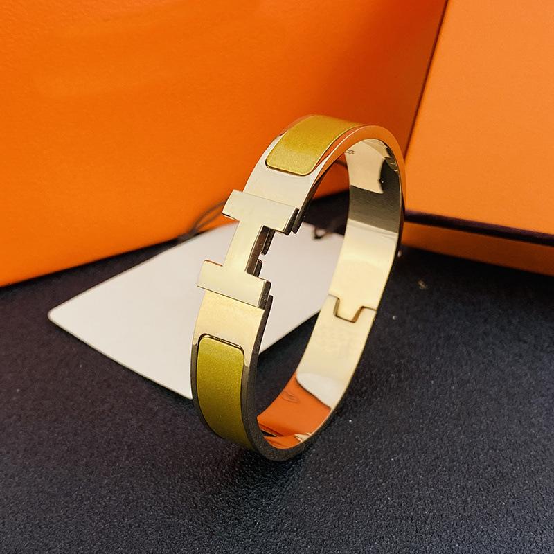 2026 Классический Модный Тренд Браслет Женский Розовое Золото Пряжка-Карта Браслет Ювелирные Аксессуары Ширина 12 мм