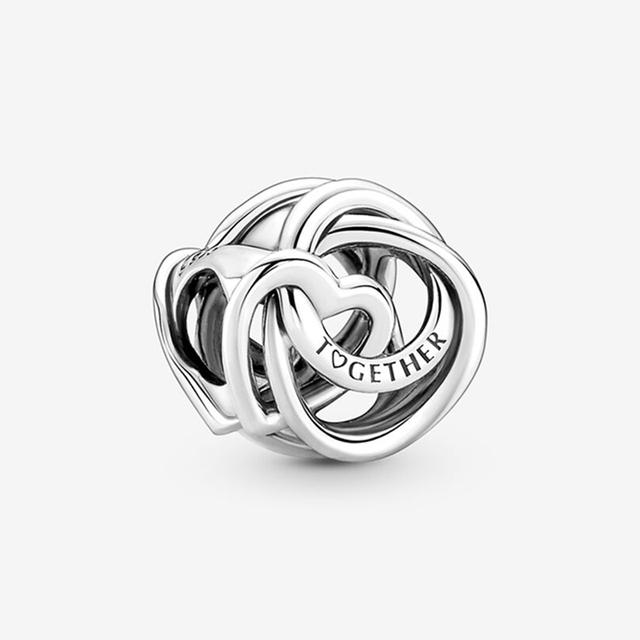 Аксессуары ко Дню матери, стерлингового серебра 925 пробы, бусины, подвески в форме сердца для мамы, подходят оригинальные браслеты, женские ювелирные изделия, подарок