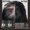 Natural Keratin Hair Fiber Powder - Instant Thicker, Voluminous Hair & Hairline Coverage | Long-Lasting, Easy to Apply, Perfect for Fuller Look & Styl