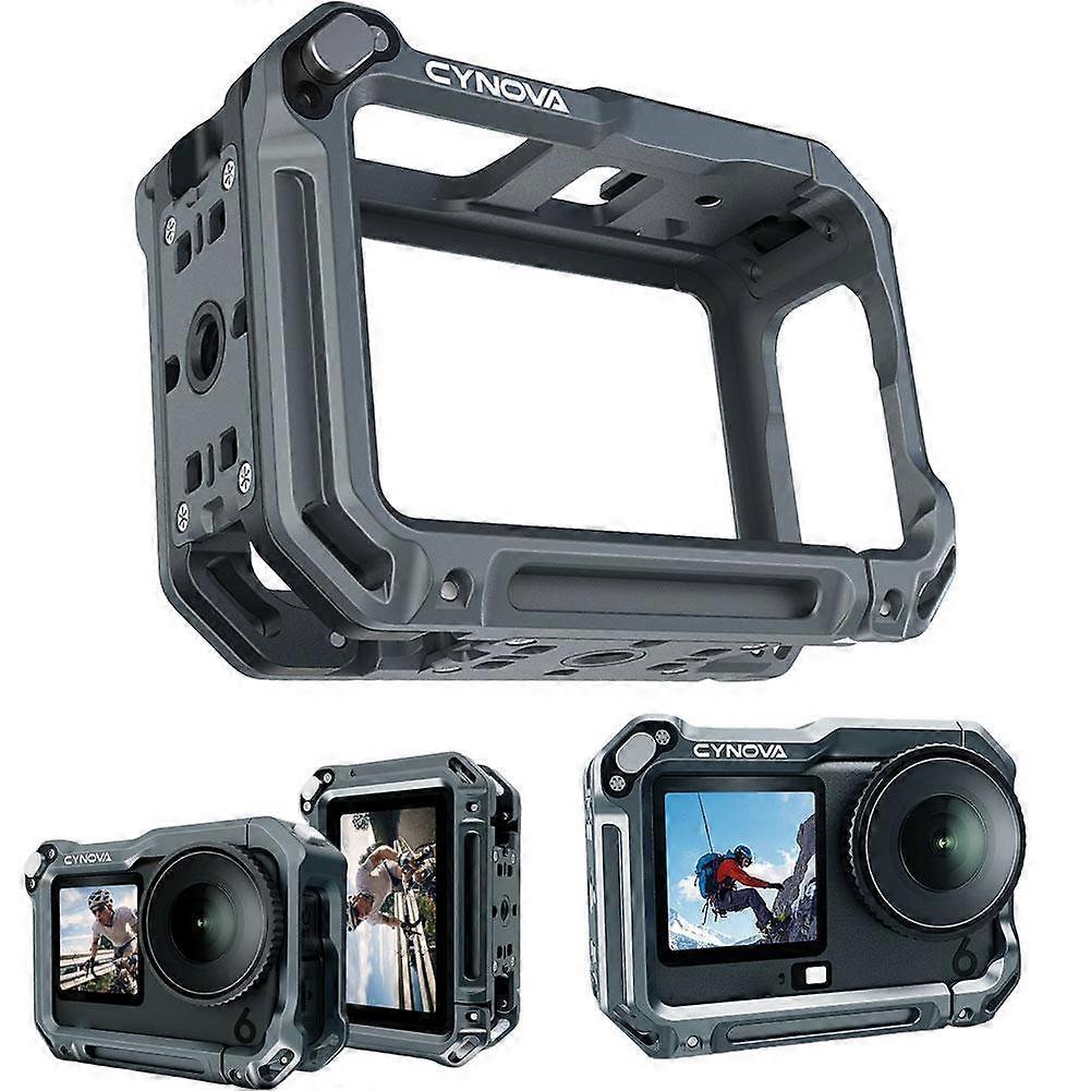 For Dji Action6 Metal Rabbit Cage Action Camera Accessories