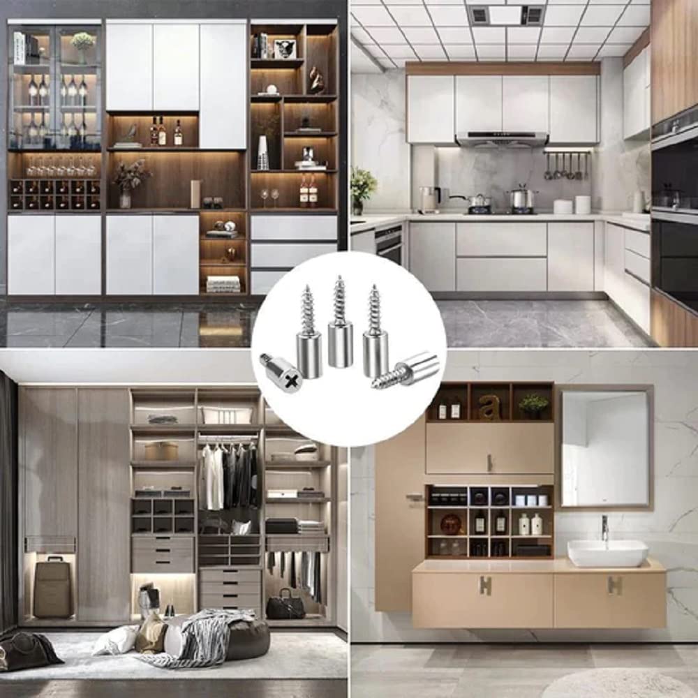 10 шт. Интегрированные саморезы, кронштейны для перегородок, крепежные винты для винного шкафа, стеклянные перетаскиваемые полки, кронштейны для частиц