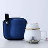 Guochaofeng Portable Kuaike Cup One Pot Two Cups Kung Fu Brewing Teapot Travel Tea Set Business Souvenir