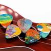10pcs Colorful Printed Guitar Plectrums 1.0mm 0.71mm 0.46mm Plectrum Picks  Electric Guitar