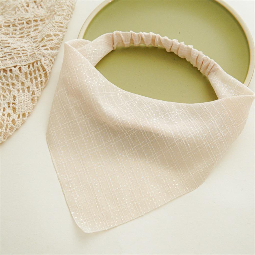 Пасторальный стиль летний принт бандана цветочный узор эластичная треугольная косынка тканевая повязка на голову