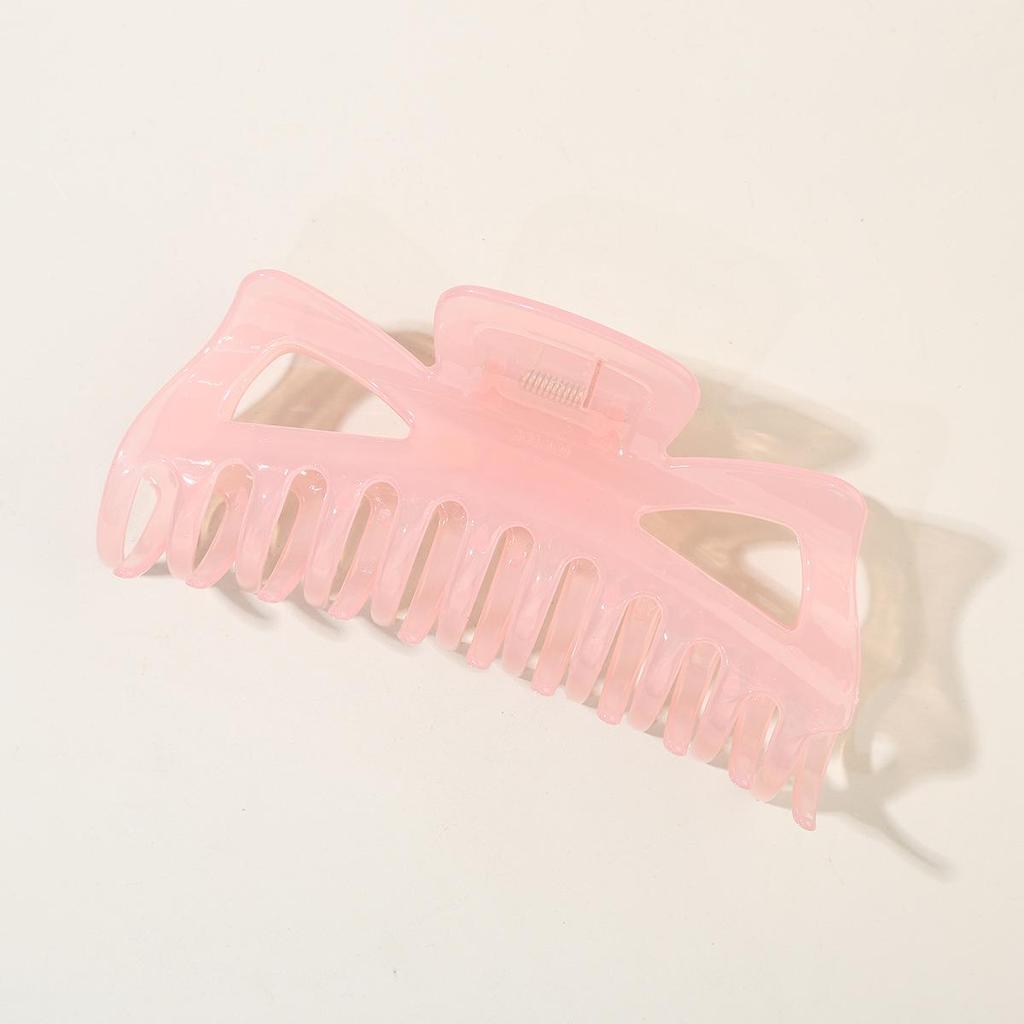 14CM Extra Large Plastic Shark Claw Hair Clip - Bright Surface Hair Bun Accessory