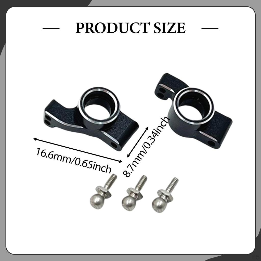 RC Rear Wheel Seat Cup Assembly Easy to Install Replacement Vehicle Parts for 244016 1/24 Car