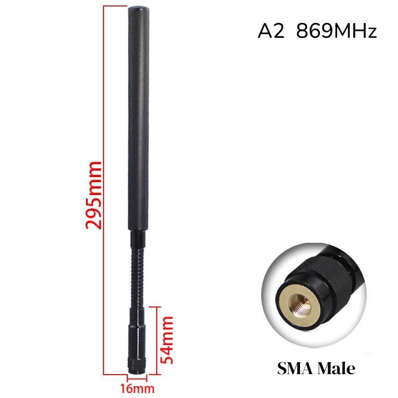 1Pcs Gooseneck Antenna 868-915Mhz 4G 5G Lte 2.4G 5.8G Uwb Omnidirectional Wifi Router External Remote Antenna Sma Male Head