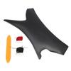 Carbon Texture Sewing Leather Door Handle Pull Cover For BMW 3 Series E90 05-12