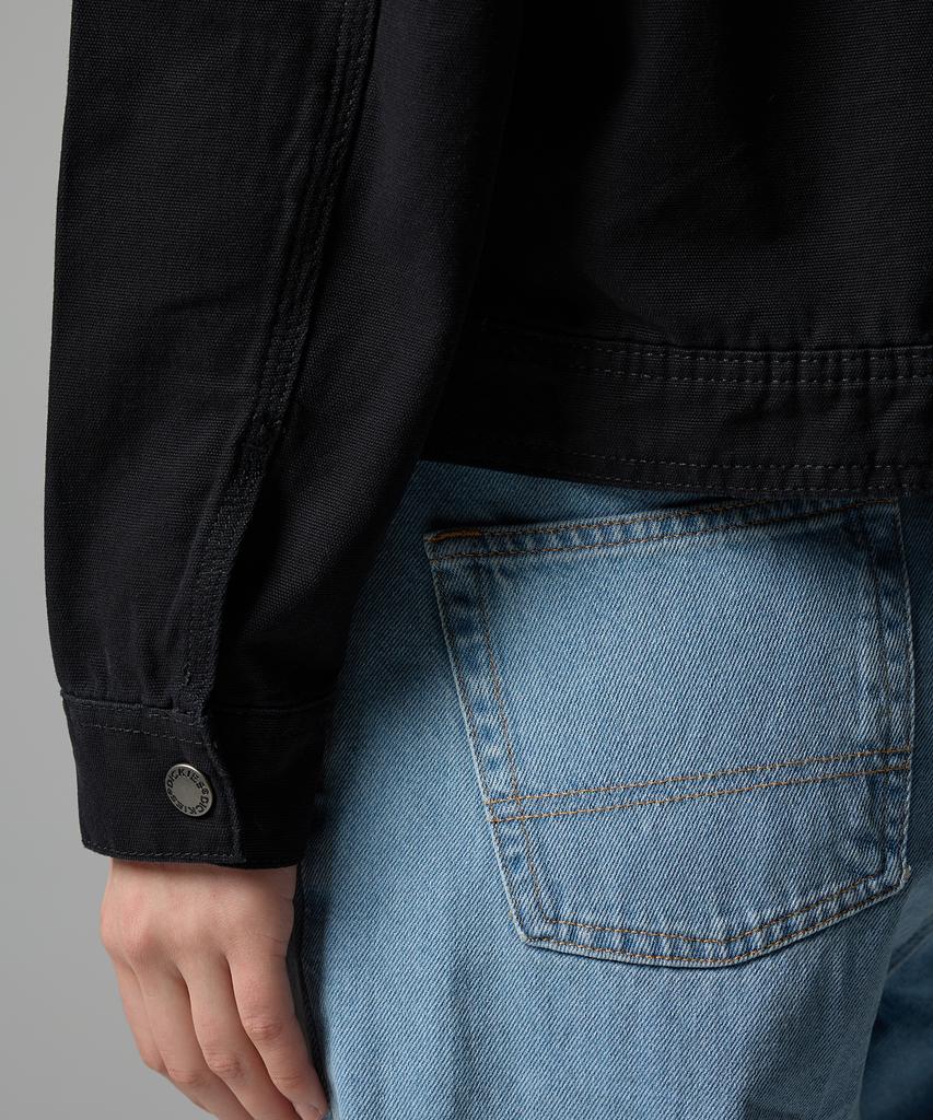 Dickies Women'S New Duck Canvas Washed Jacket Black