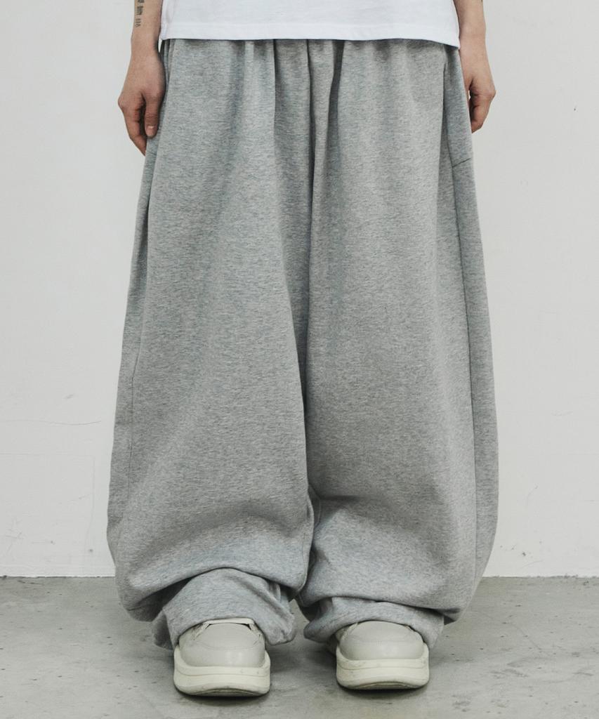SCALLYWAG Summer Mega Wide Eyelet Training Pants [Grey]