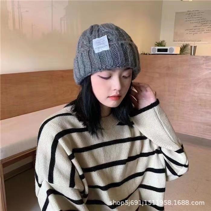 Men's Warm Wool Hat for Autumn/Winter - Versatile, Cozy, Loose Fit for Large Head Sizes