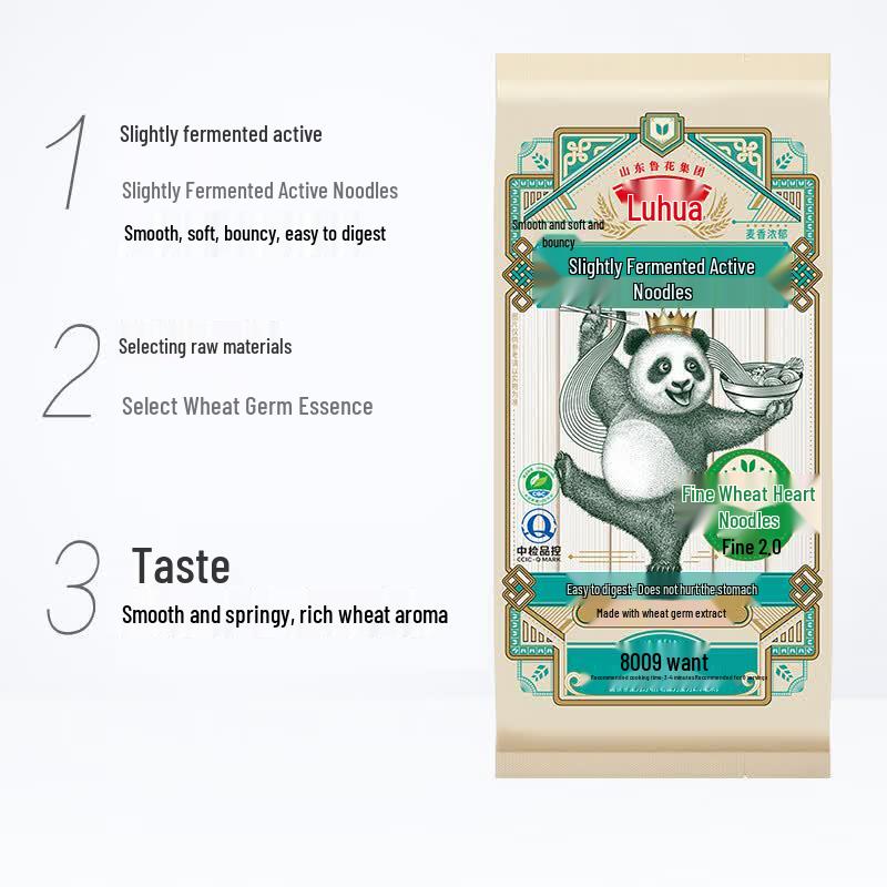 Luhua Panda Micro-Fermented Dried Noodles