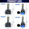 2Pcs 50000Lm D3S LED Headlight Bulbs D1S D2S D4S D8S D1R D2R D3R D4R D8R Turbo LED CSP Lights For BMW Benz Volvo Lamp Canbus 100W Headlamp