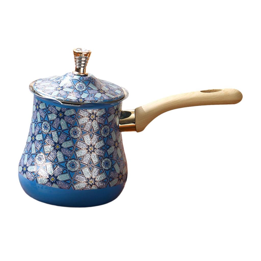 Chocolate Coffee Maker with Lid, Comfortable Handle, Stainless Steel, Multi-Function, for Restaurant