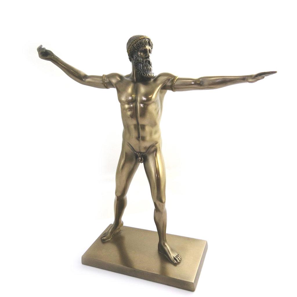 Les Trésors De Lily [M9648] - Статуэтка из бронзовой смолы 'Зевс' - 23x24x7 см