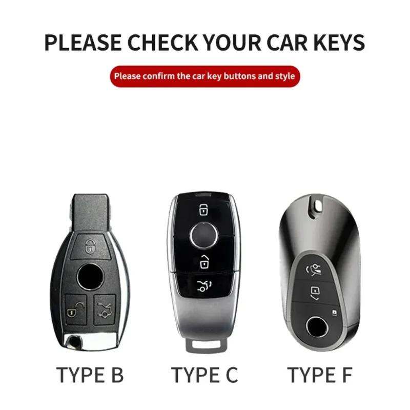 Чехол для автомобильного ключа для Mercedes Benz GLC CLA GLA AMG GLS GLA GLK CLS W204 W212 W176 Защитный корпус для автомобильного ключа