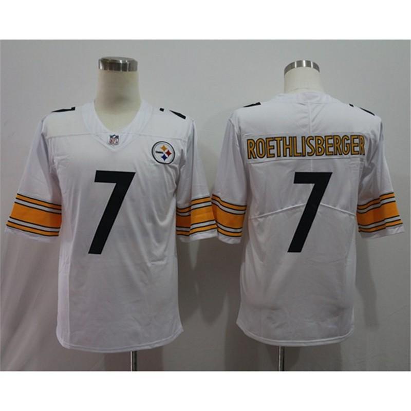 Pittsburgh Steelers Embroidered Rugby Jersey T-Shirt Men Women Loose Fit Cotton Short Sleeve Sportswear