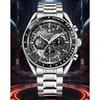 Creative Men's Watch Moon Meteorite Surface Design Fully Automatic Mechanical Watch CWaterproof Luminous Business Watches